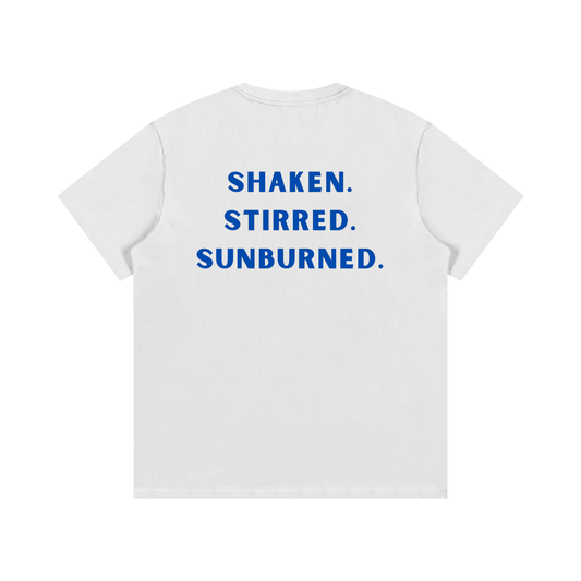 Shaken. Stirred. Sunburned. Cotton T-Shirt