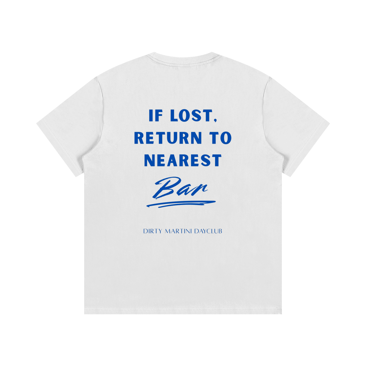 Return To Nearest Bar Cotton T-Shirt