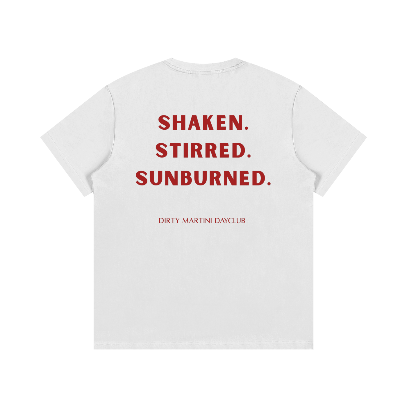 Shaken. Stirred. Sunburned. Cotton T-Shirt
