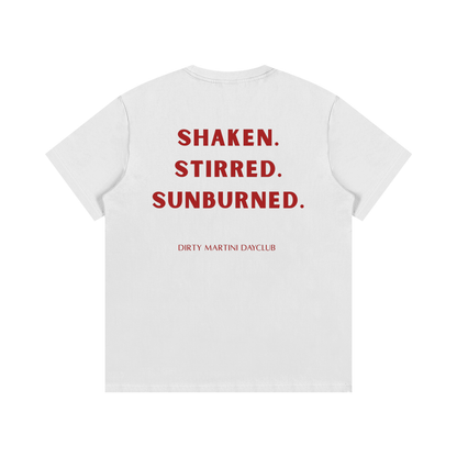 Shaken. Stirred. Sunburned. Cotton T-Shirt