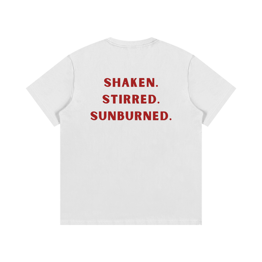 Shaken. Stirred. Sunburned. Cotton T-Shirt