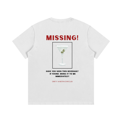 Missing Martini Cotton T-Shirt