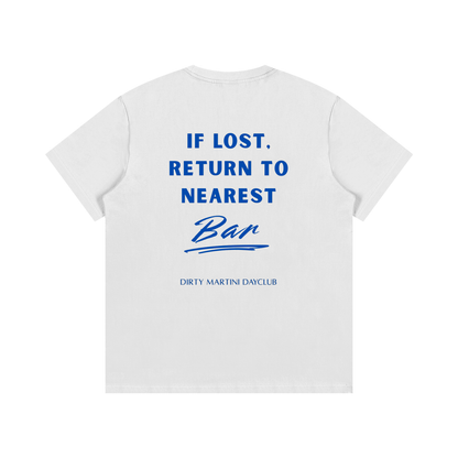 Return To Nearest Bar Cotton T-Shirt